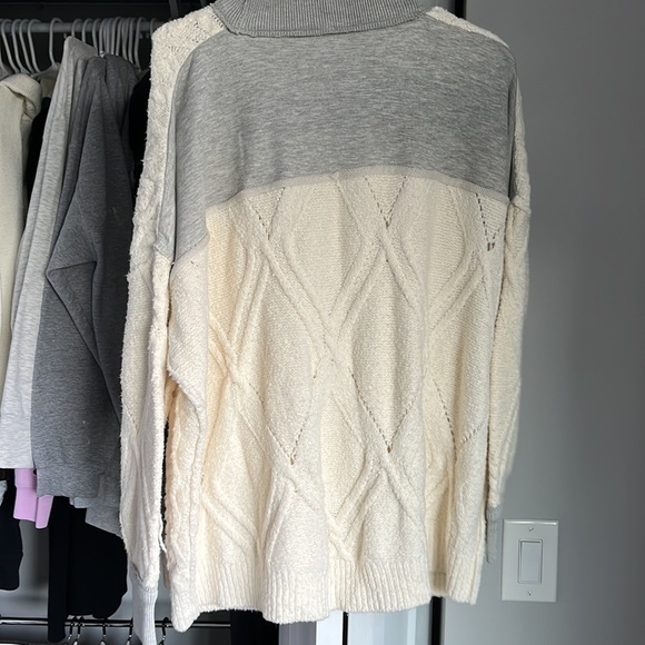Free People Oversized Boyfriend Knit Sweater, NWT - Picture 6 of 6